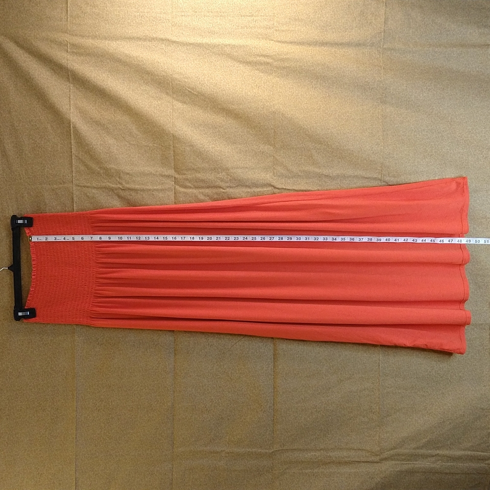 Women Orange Tube Dress Size:L (12-14)